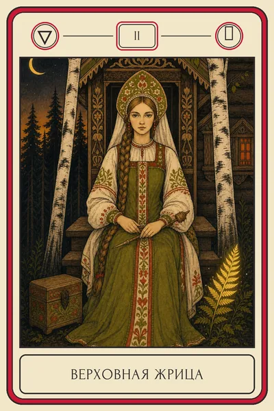 Карта Таро Верховная Жрица